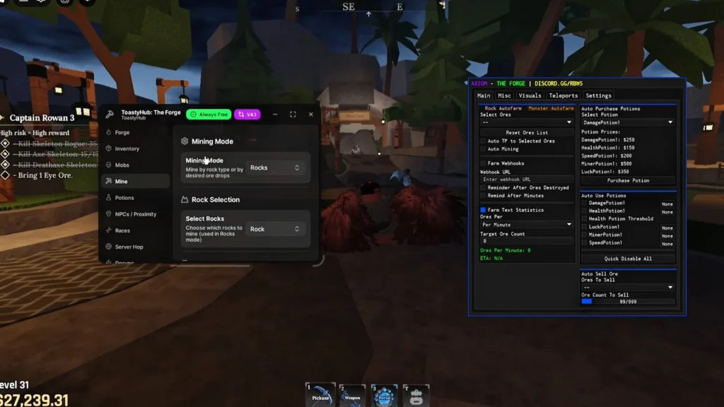 the forge toastyhub Script